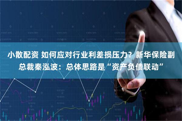 小散配资 如何应对行业利差损压力？新华保险副总裁秦泓波：总体思路是“资产负债联动”