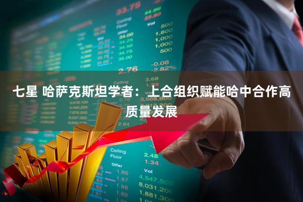 七星 哈萨克斯坦学者：上合组织赋能哈中合作高质量发展